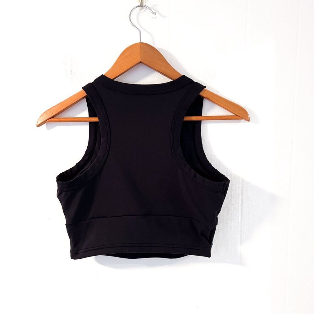 NEW Ivory & Iron Essential Cropped Tank Black Small - Picture 5 of 9